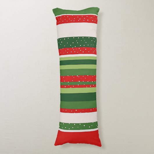 Vibrant Striped Pattern Background ボディピロー (正面縦)