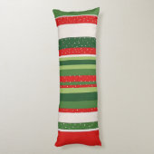 Vibrant Striped Pattern Background ボディピロー (裏面 (縦))