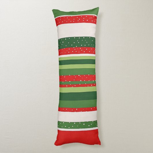 Vibrant Striped Pattern Background ボディピロー (裏面 (縦))