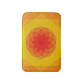 Vibrant Sunburst Design バスマット (正面縦)