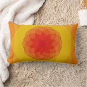 Vibrant Sunburst Design ランバークッション (ブランケット)