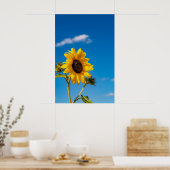 Vibrant Sunflower Bloom Poster ポスター (キッチン)