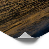 Vibrant sunrise over the ocean ポスター (角)