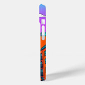 Vibrant Sunset 都市景観 ポップアート iPhone 15 C Case-Mate iPhoneケース (裏面 / 左)