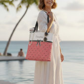 Vibrant Sunset Coral Summer Chic Tote Bag トートバッグ
