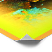 "Vibrant Swamp Forest" Cute Painting. Buy Now ポスター (角)