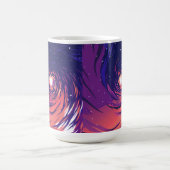 Vibrant Swirling Galaxy with Bright Center コーヒーマグカップ (中央)