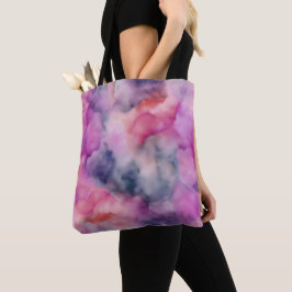 Vibrant Swirls Marble トートバッグ