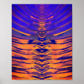 Vibrant Symmetrical Abstract Pattern ポスター (正面)