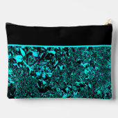 Vibrant Teal Cosmetic Pouch アクセサリーポーチ (裏面)