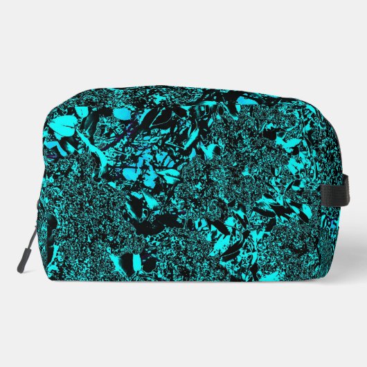 Vibrant Teal Monogram Toiletry Bag  ドップキット (裏面)