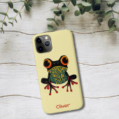 Vibrant Tree Frog Illustration Case-Mate iPhoneケース