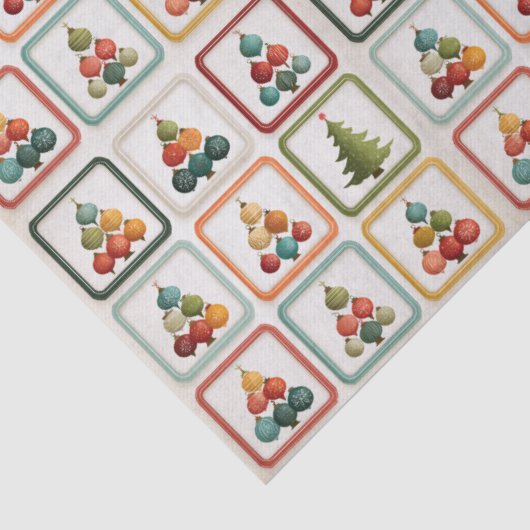 Vibrant Tree Grid for Christmas Cheer 薄葉紙 (詳細)