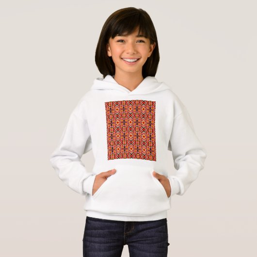 Vibrant Tribal Fusion Geometric Symmetry Pattern (正面フル)