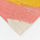 Vibrant Tribe, Bold Geometric Boho Pattern フリースブランケット (角)