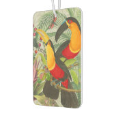 Vibrant Tropical Toucan Birds Art Exotic Jungle カーエアーフレッシュナー (左)