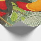 Vibrant Tropical Toucan Birds Art Exotic Jungle  ラッピングペーパー (角)