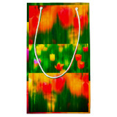 Vibrant Tulips Gift Bag スモールペーパーバッグ (裏面)