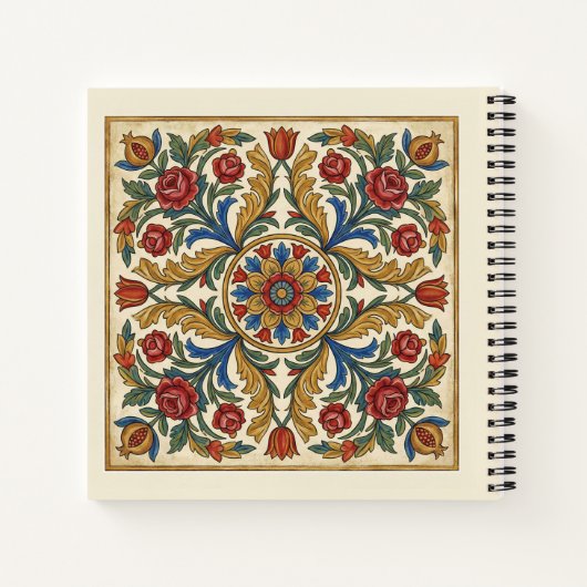 Vibrant Tuscany Italian Naive Art: Rustic ノートブック (裏面)