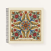 Vibrant Tuscany Italian Naive Art: Rustic ノートブック (正面)