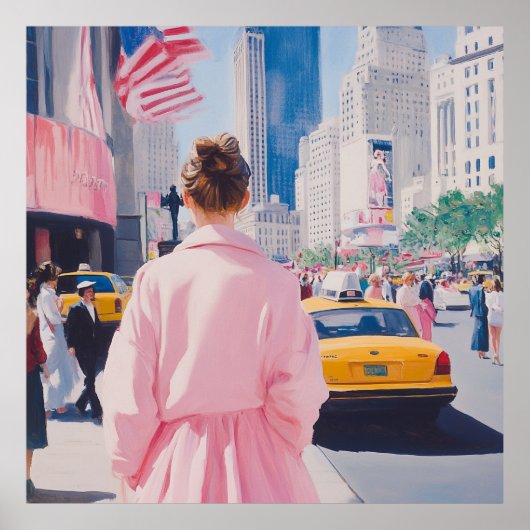 Vibrant Urban Art with Classic New York Charm ポスター (正面)