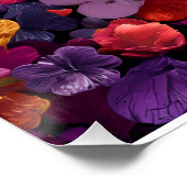 Vibrant Valentine Poster – Fantasy Hearts Design  ポスター (コーナー)