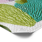 Vibrant Valentine Poster – Fantasy Hearts Design  ポスター (コーナー)