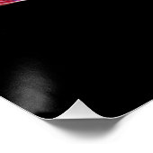 Vibrant Valentine Poster – Fantasy Hearts Design  ポスター (コーナー)