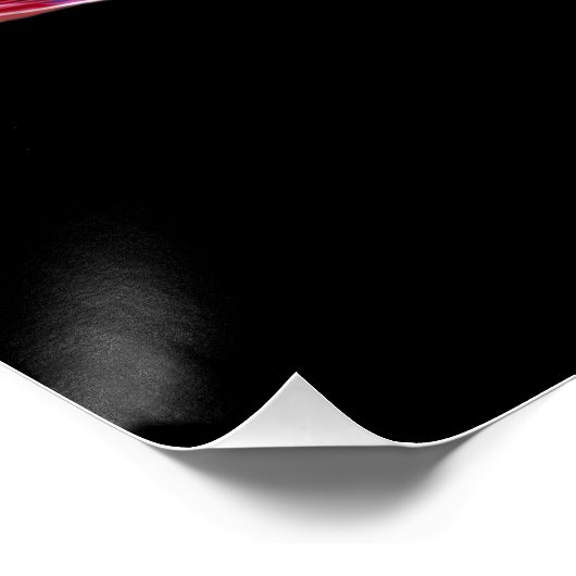 Vibrant Valentine Poster – Fantasy Hearts Design  ポスター (コーナー)