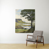 Vibrant Valley and River Landscape タペストリー (インサイチュ)