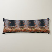 Vibrant Veggie Explosion Art – Dynamic Boiling Pot ボディピロー (正面)