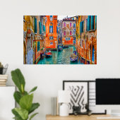 VIBRANT VENICE, ITALY ポスター (ホームオフィス)
