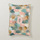 Vibrant Vertical Brushstroke Pattern (2) アクセントクッション (裏面(縦))