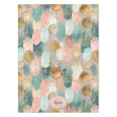 Vibrant Vertical Brushstroke Pattern (2) テーブルクロス (正面)