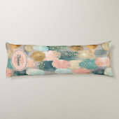 Vibrant Vertical Brushstroke Pattern (2) ボディピロー (裏面)