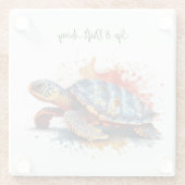 Vibrant Voyager, custom ガラスコースター (裏面)