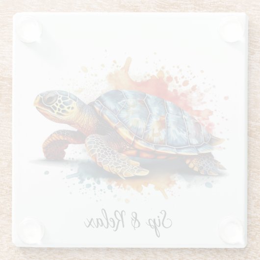 Vibrant Voyager, custom ガラスコースター (裏面)