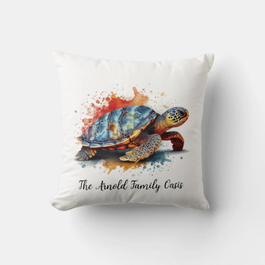 Vibrant Voyager, custom クッション (正面)