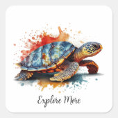 Vibrant Voyager, custom スクエアシール (正面)