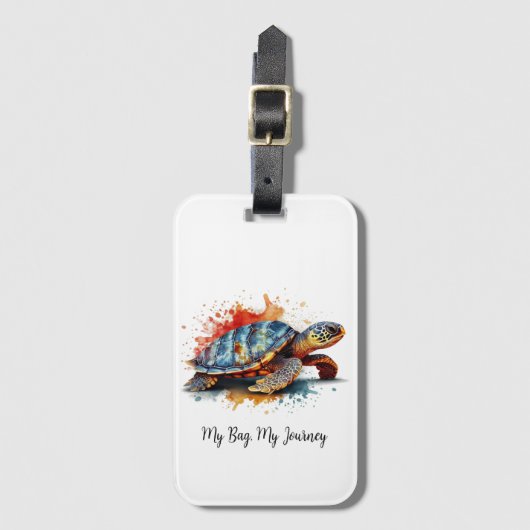 Vibrant Voyager, custom ラゲッジタグ (正面縦)