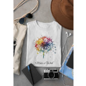 Vibrant Watercolor Dandelion, custom Tシャツ