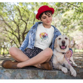 Vibrant Watercolor Dandelion, custom Tシャツ