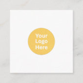 Vibrant Watercolor Tree Thank You Business エンクロージャーカード (裏面)