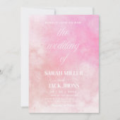 Vibrant  Watercolor Wedding Invitation 招待状 (正面)