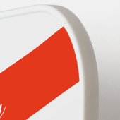 Vibrant Watercolor Wildflowers Personalized ピックルボールラケット (左詳細)