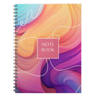 Vibrant Waves Notebook ノートブック