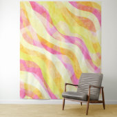 Vibrant Wavy Abstract Pattern タペストリー (インサイチュ)