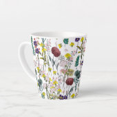 Vibrant Wildflower  カフェラテマグ (左アングル)