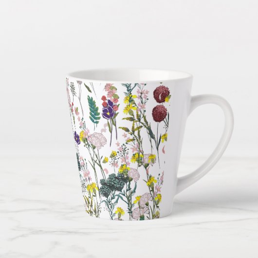 Vibrant Wildflower  カフェラテマグ (右)