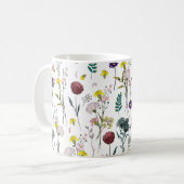 Vibrant Wildflower  コーヒーマグカップ (正面左)
